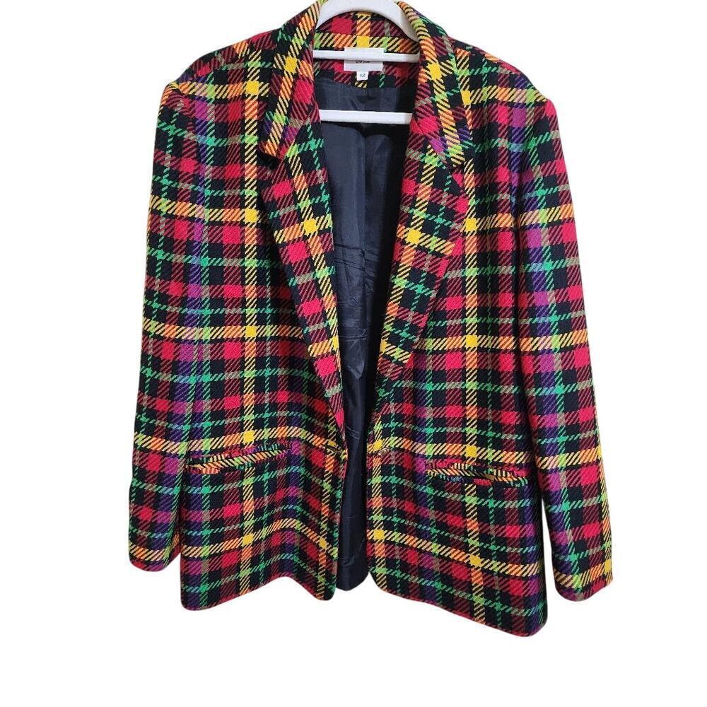 Women's Vintage J'envie Sport Wool Blazer Size 12